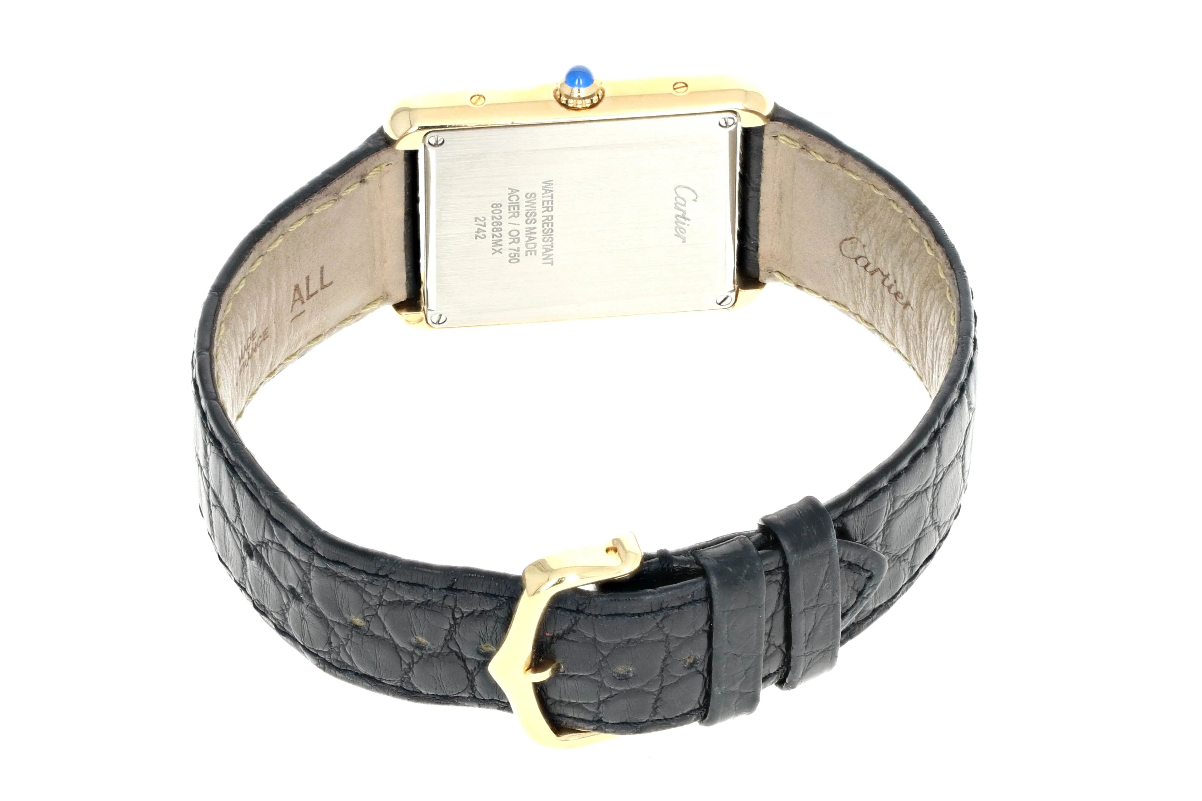 18K Yellow Gold Cartier Tank Solo