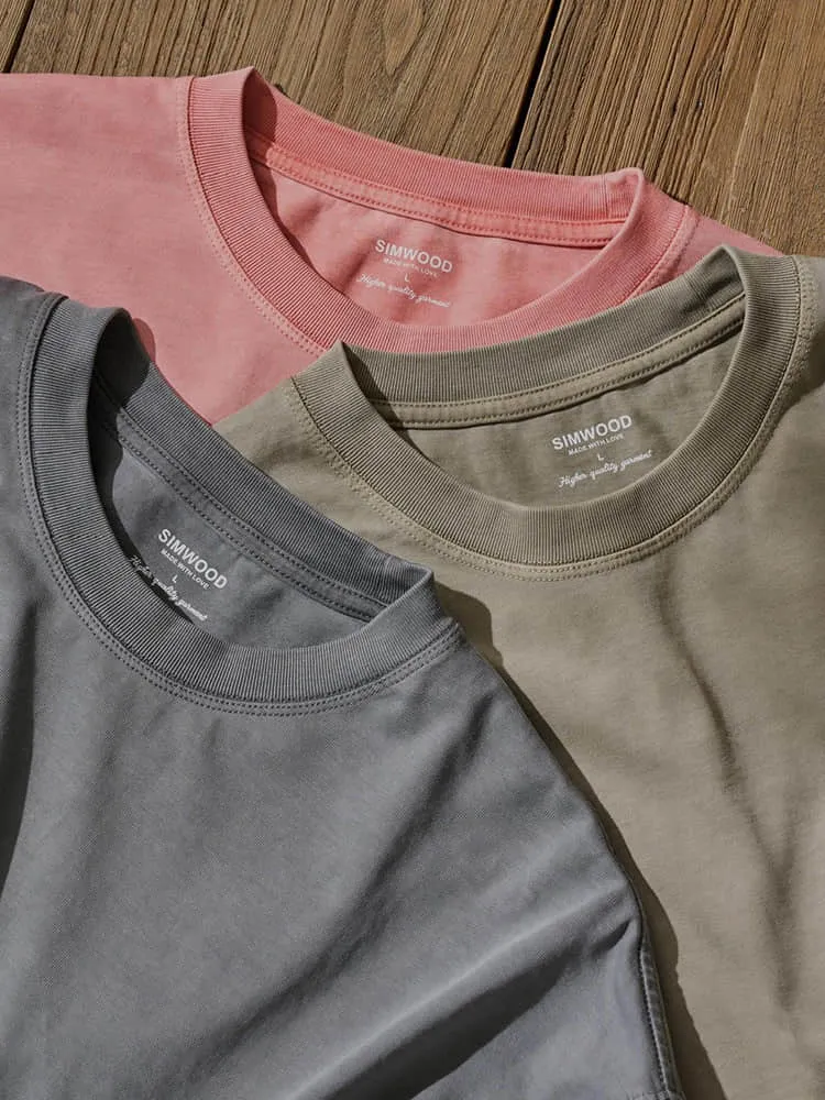 310gsm Heavyweight 100% Cotton Fabric T-shirts
