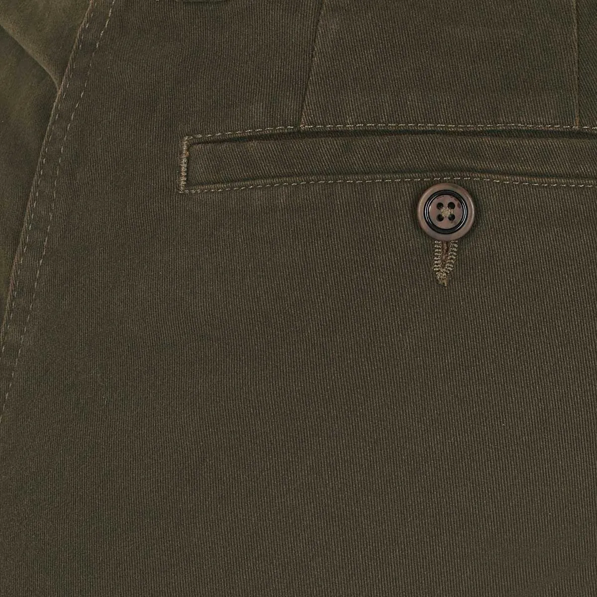 40% OFF GURTEEN Trousers - Longford Autumn Stretch Cotton Chinos – Bracken - 40 REG