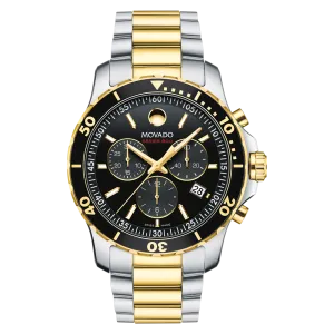 42mm Series 800 with Black Chronograph Dial