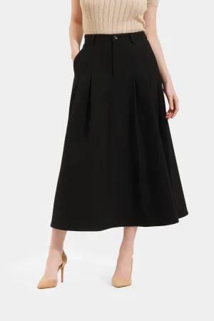 A-line Midi Skirt