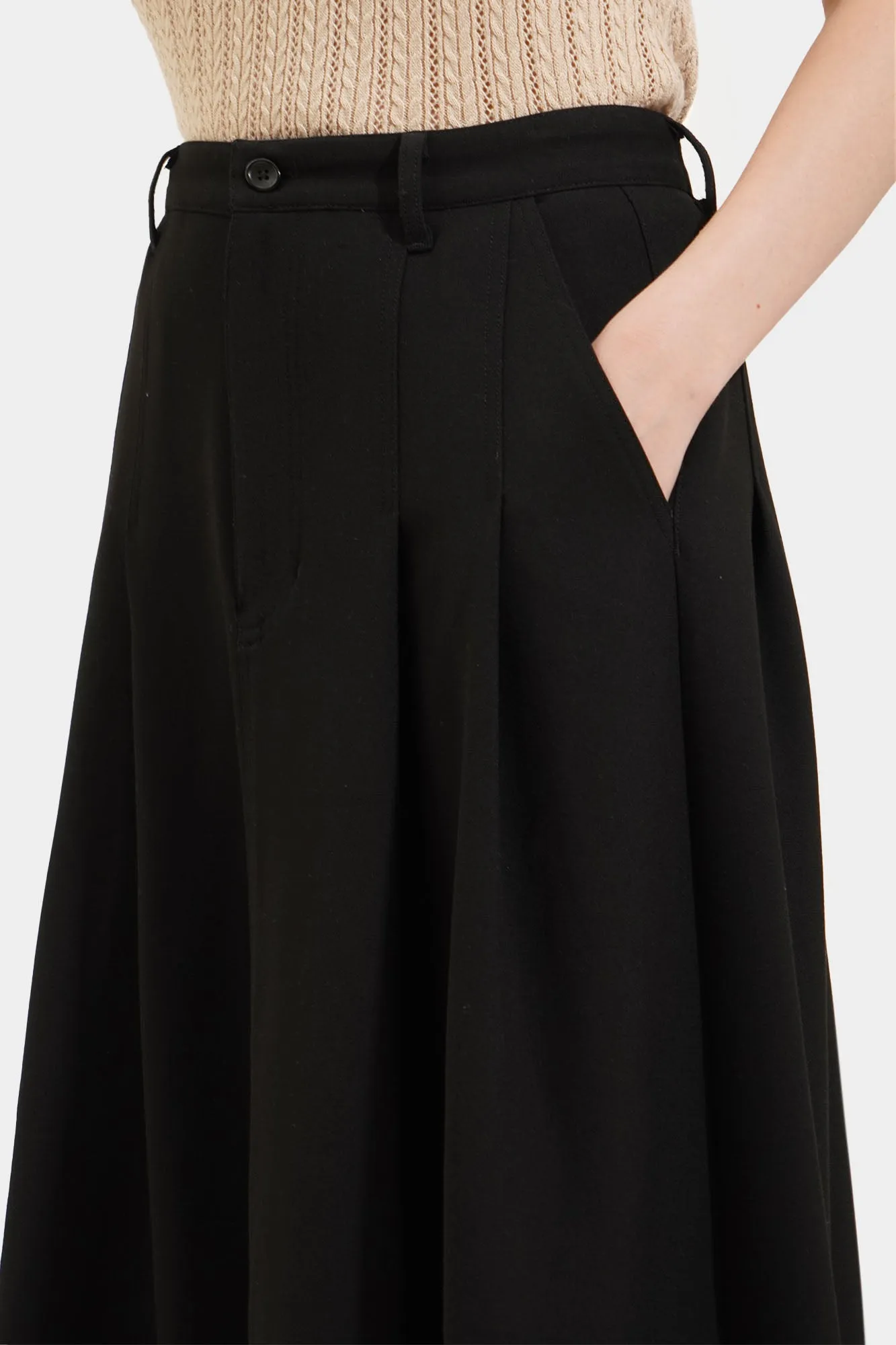 A-line Midi Skirt
