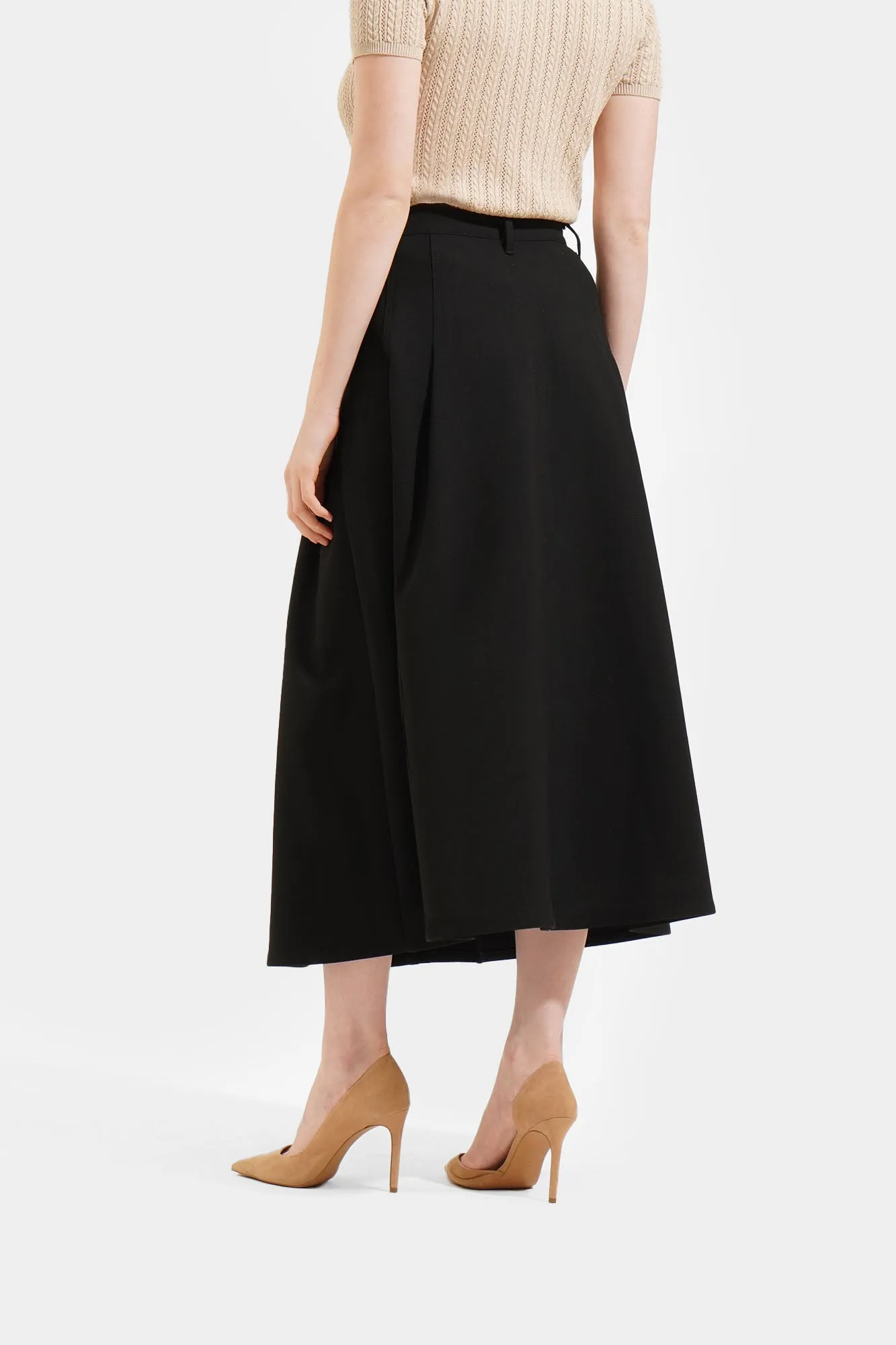 A-line Midi Skirt