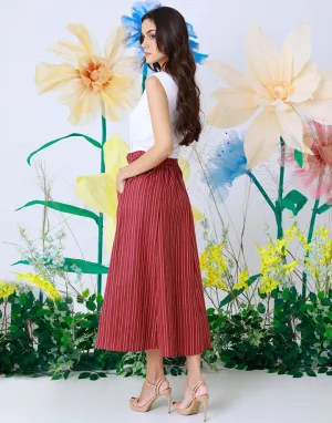 A-Line Skirt with Side Pockets