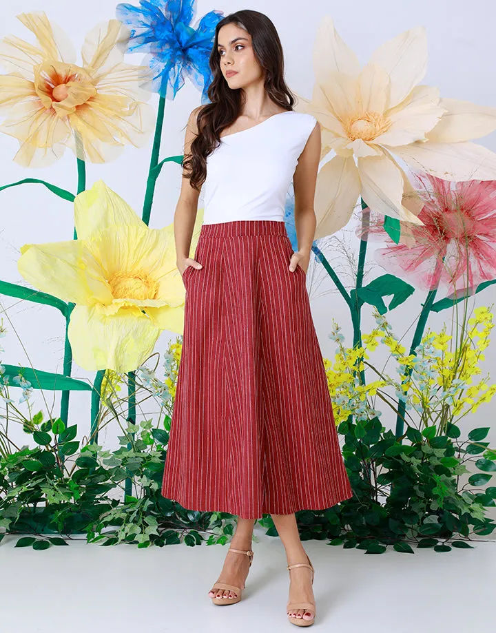 A-Line Skirt with Side Pockets