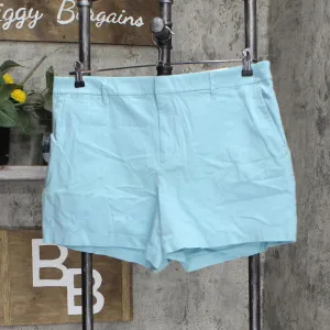 A New Day Women's 5" Clean Chino Shorts 79230681 Turquoise Blue 16