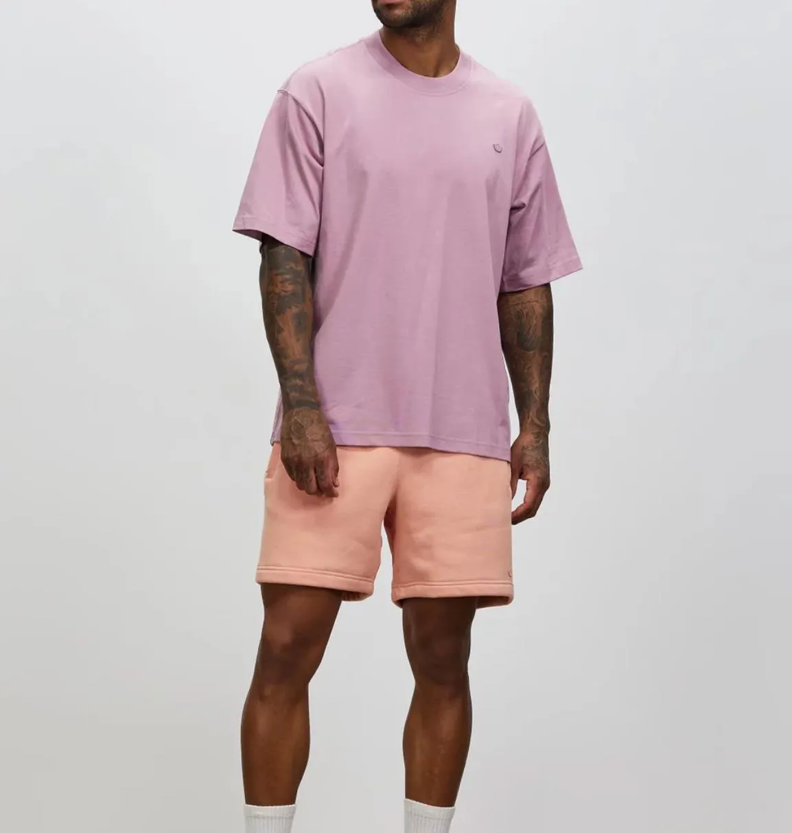 adidas Originals Mens Orange Trefoil Small Logo Shorts Size XL (New)