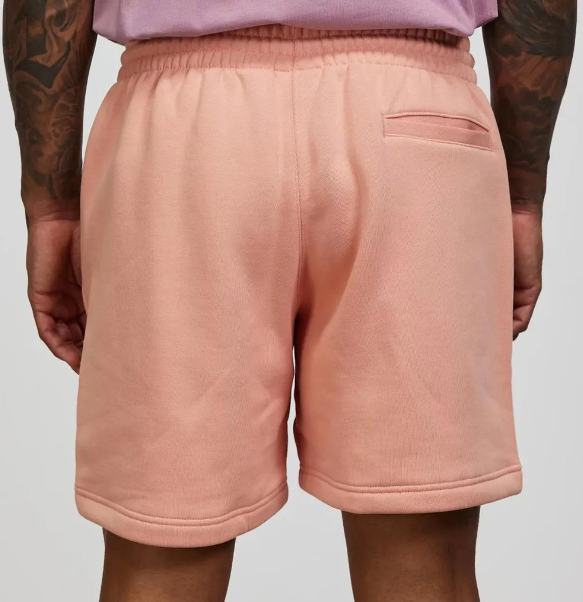 adidas Originals Mens Orange Trefoil Small Logo Shorts Size XL (New)