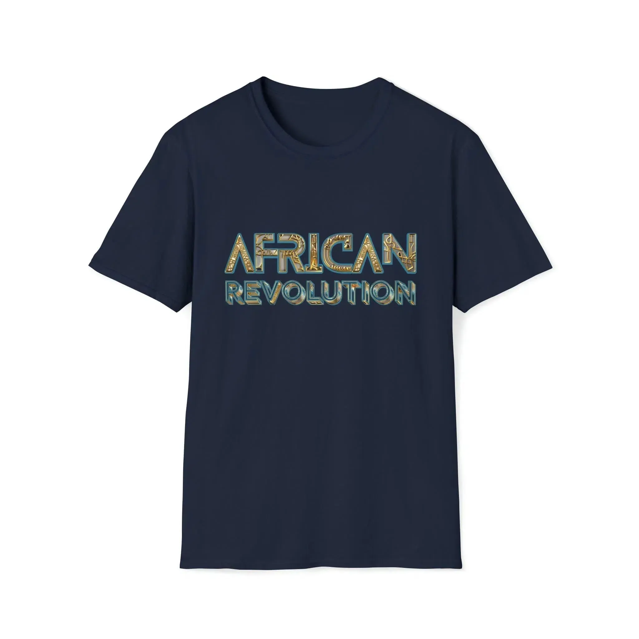 Afrocentric T Shirts | African Revolution Golden