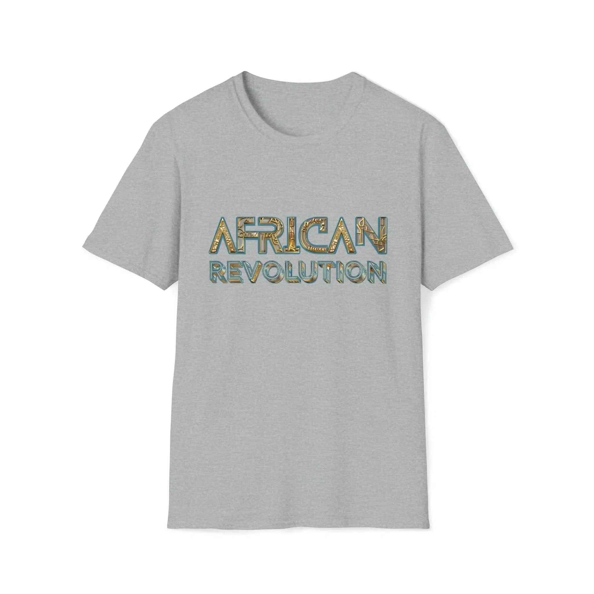 Afrocentric T Shirts | African Revolution Golden