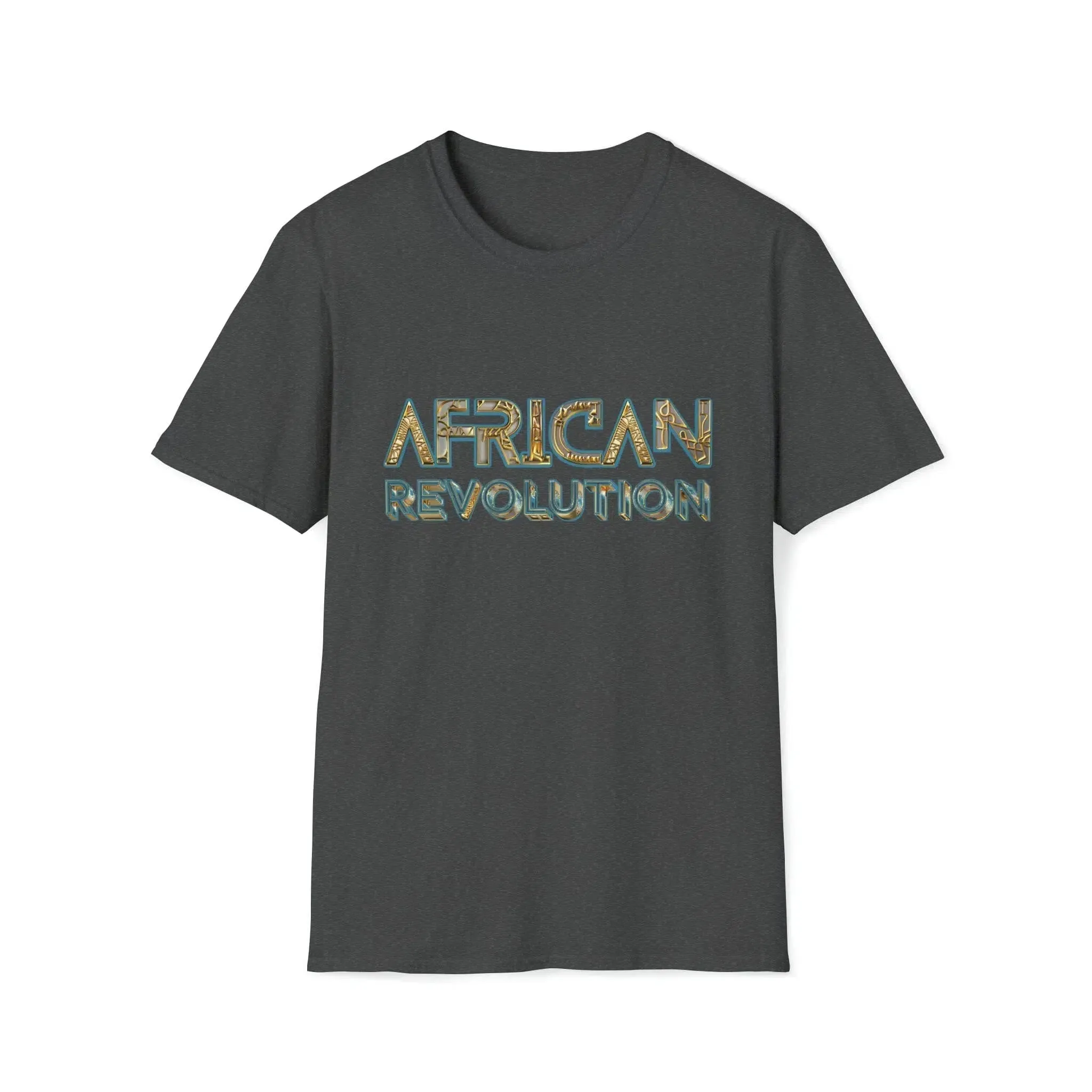 Afrocentric T Shirts | African Revolution Golden
