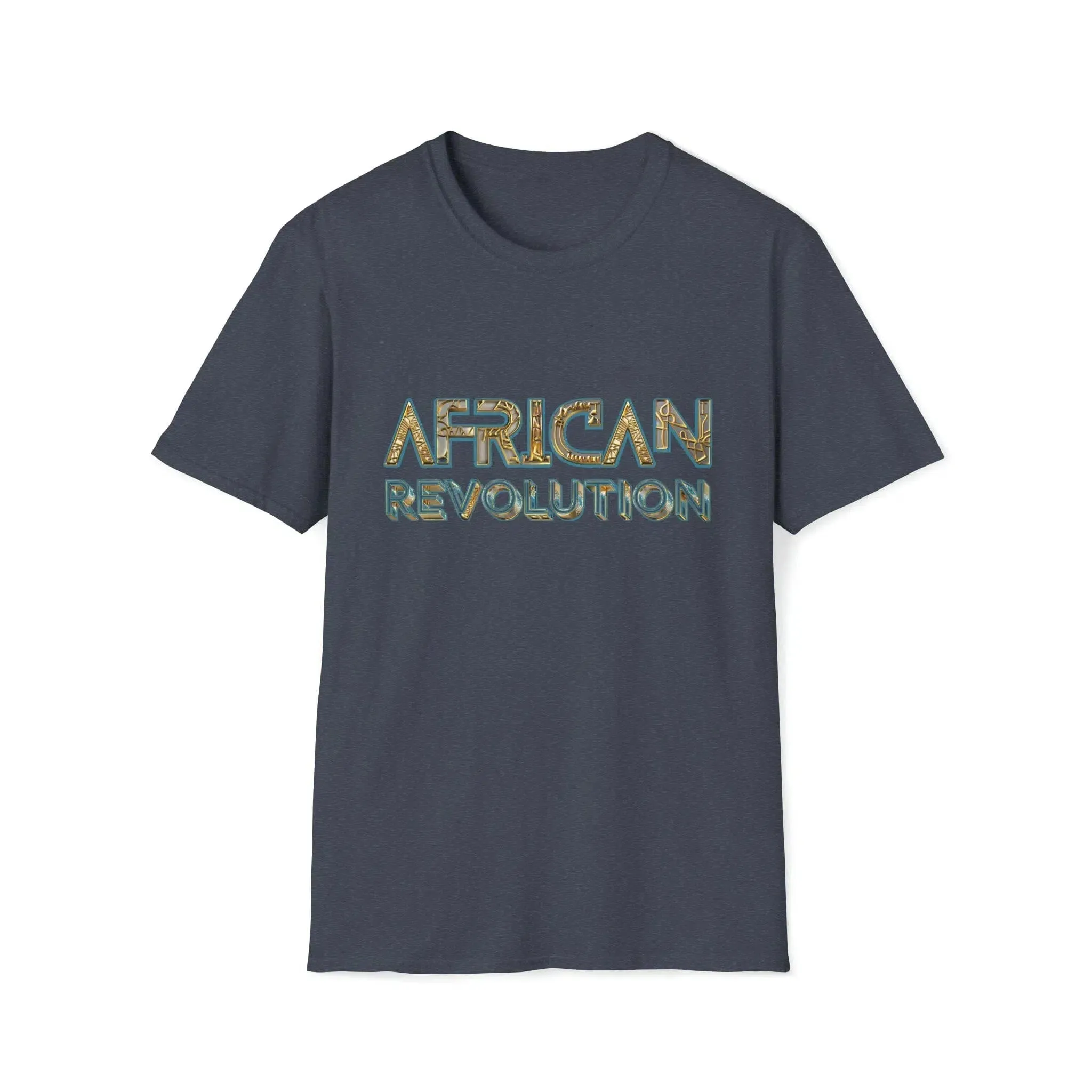 Afrocentric T Shirts | African Revolution Golden