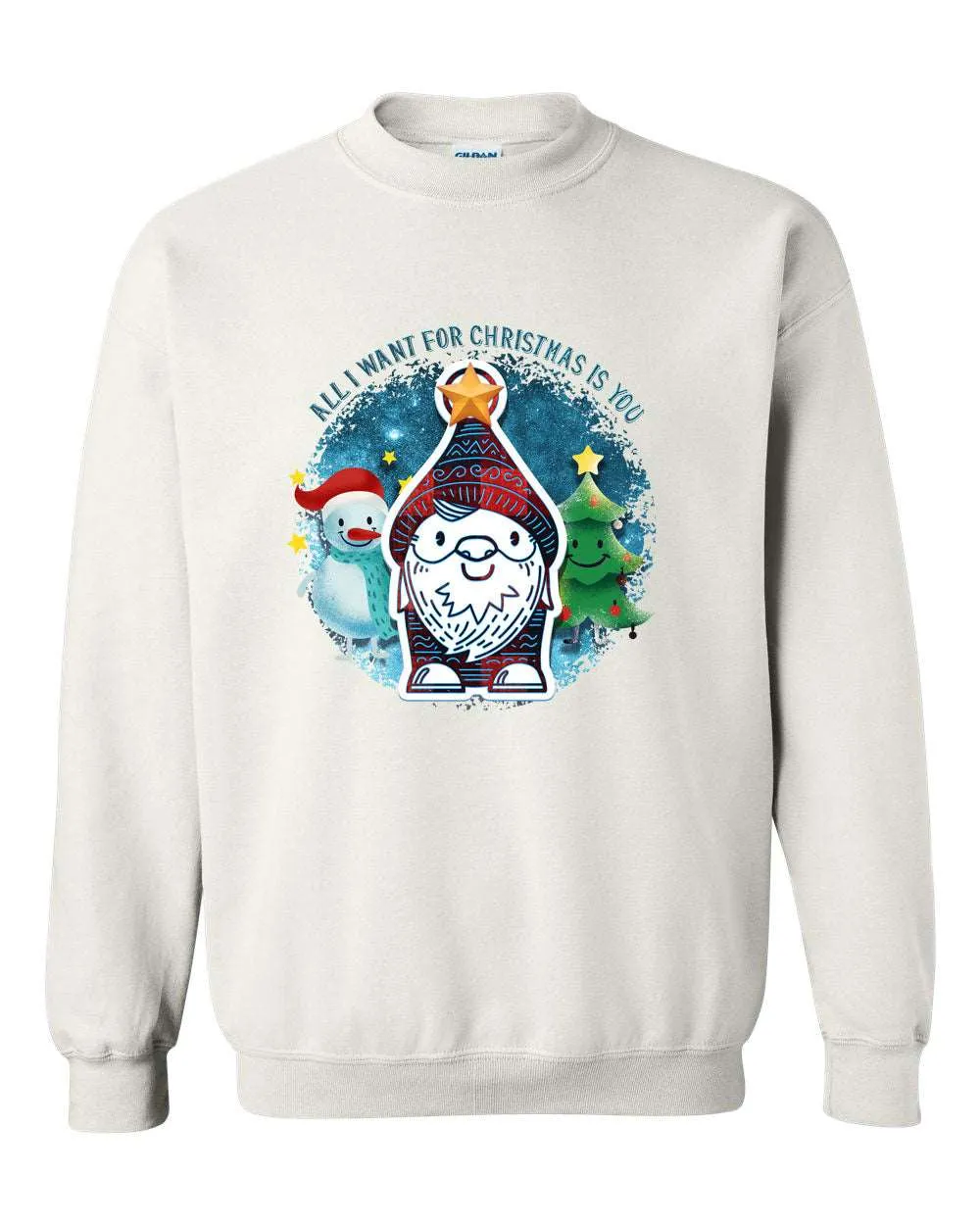 All i want for Christmas is you sweatshirt, Christmas holiday sweatshirt