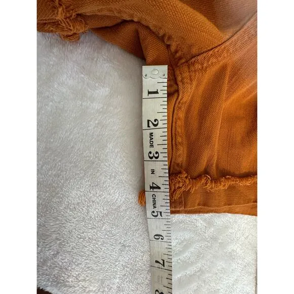 Anthropologie Wilder Rope Utility Shorts in Burnt Orange Size 30