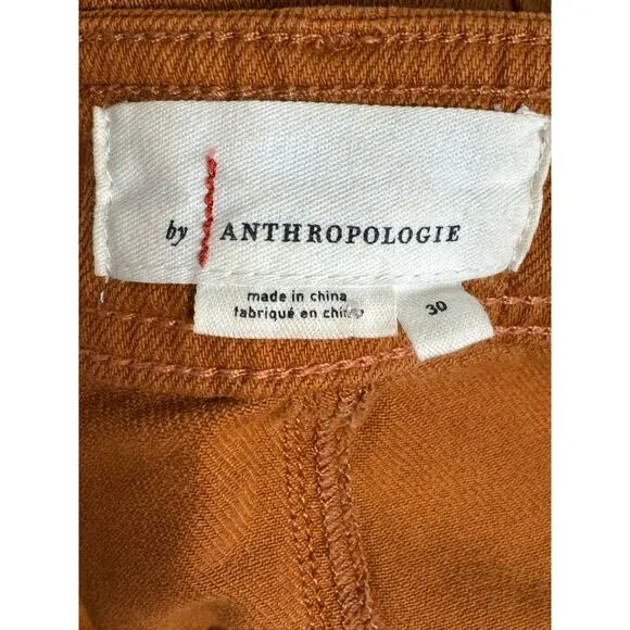 Anthropologie Wilder Rope Utility Shorts in Burnt Orange Size 30