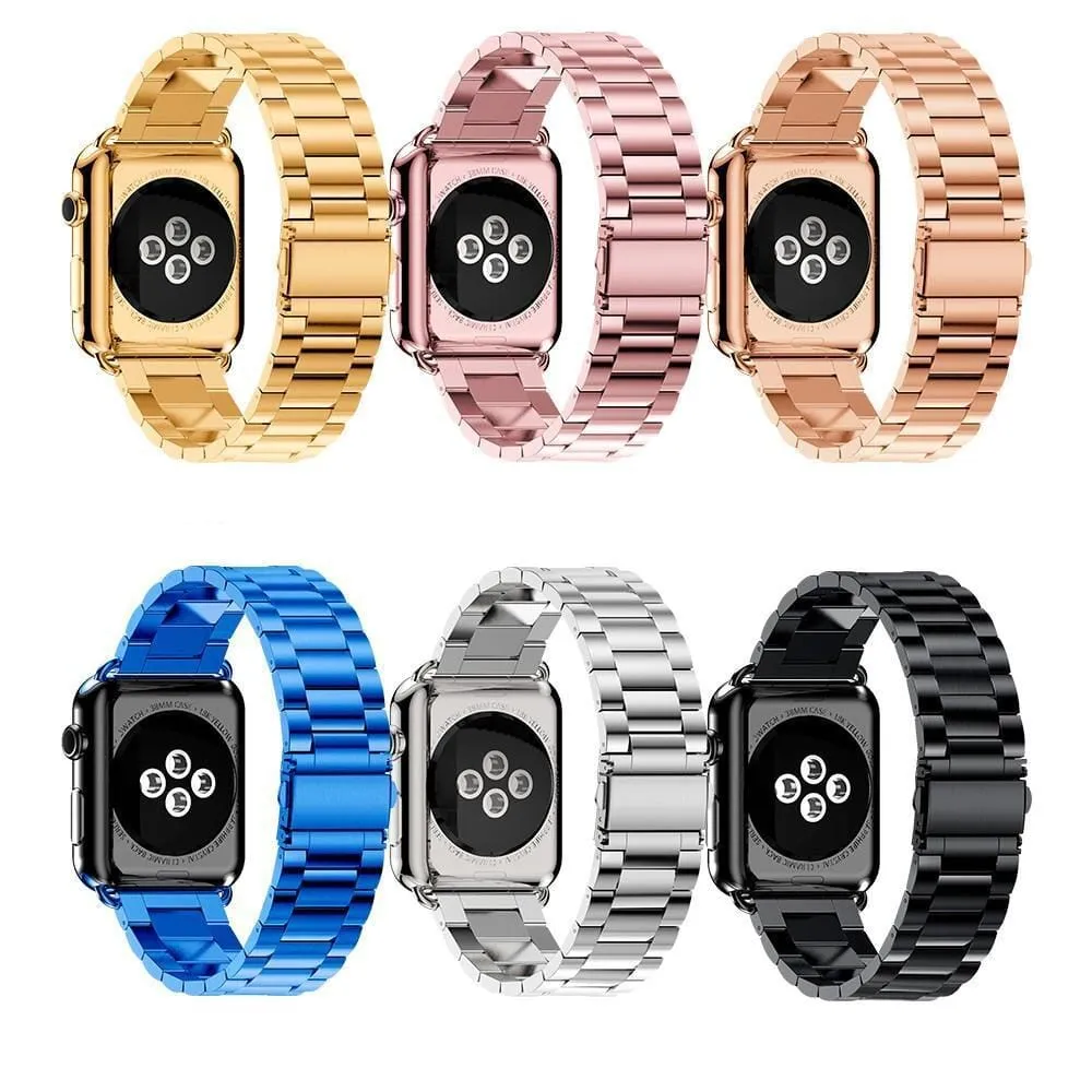 Apple Watch Stainless Steel Link Watch Straps Replacement Bands