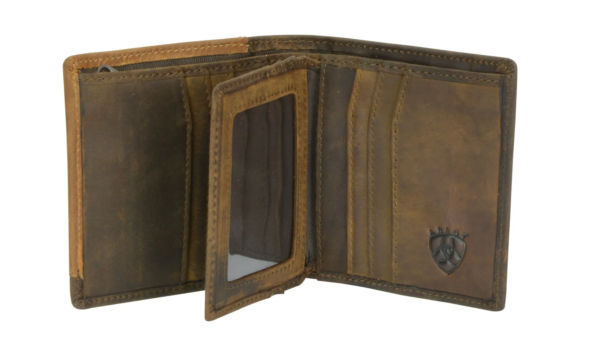 Ariat Bi-Fold Wallet Two Tone Accent Overlay WLT2103A