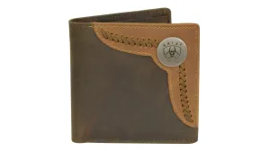 Ariat Bi-Fold Wallet Two Tone Accent Overlay WLT2103A