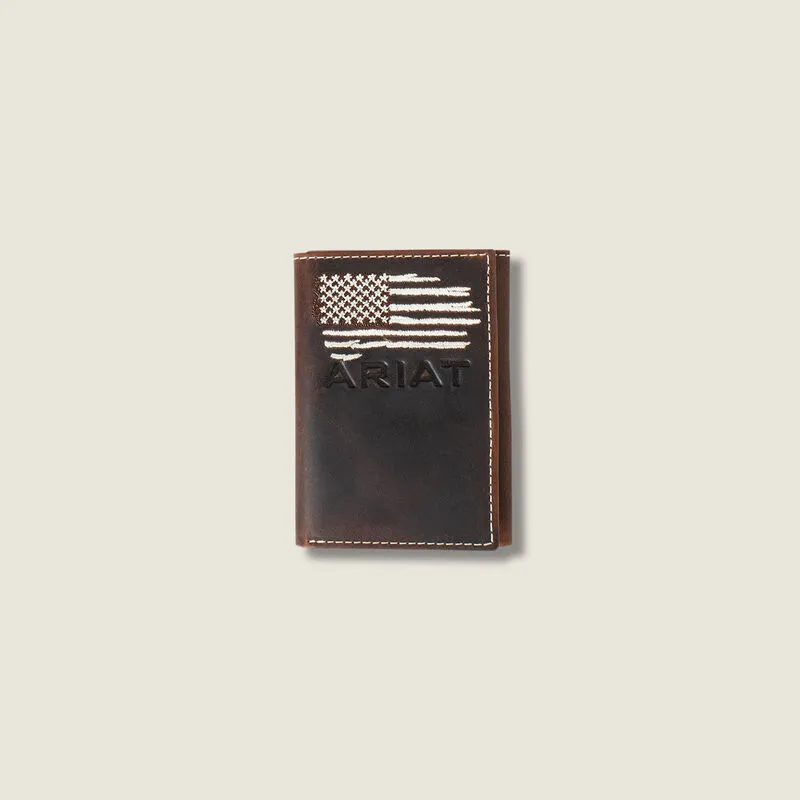 Ariat Flag Tri-Fold Wallet