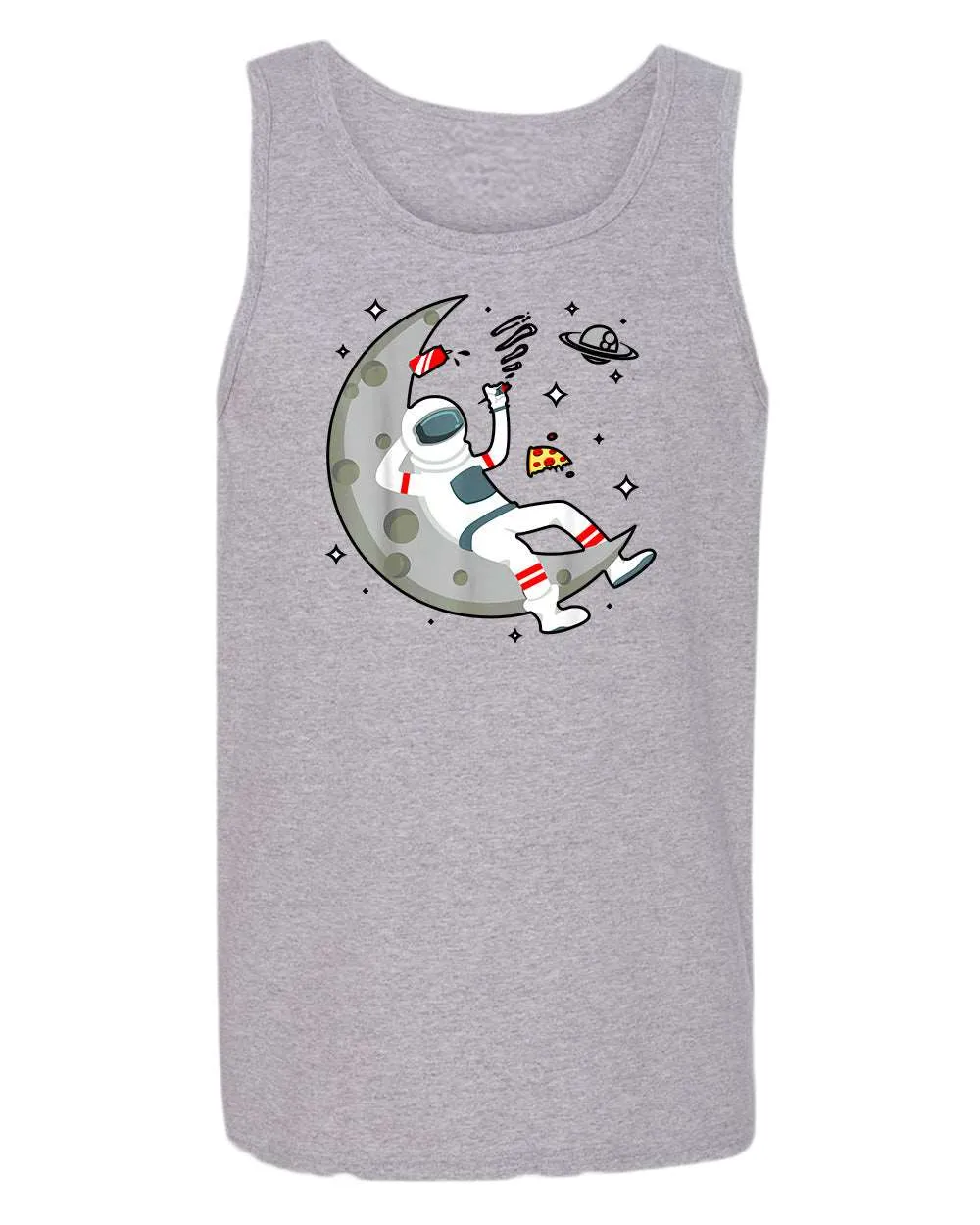 Astronaut chilling 420 tank top