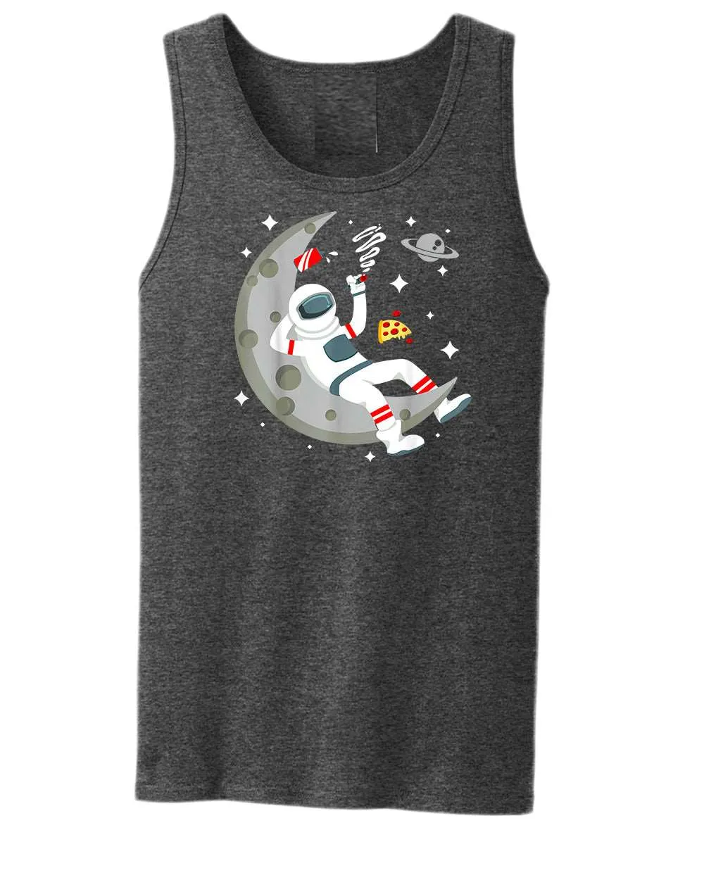 Astronaut chilling 420 tank top