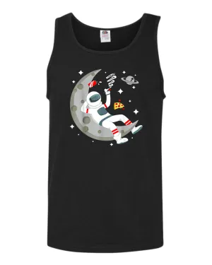 Astronaut chilling 420 tank top