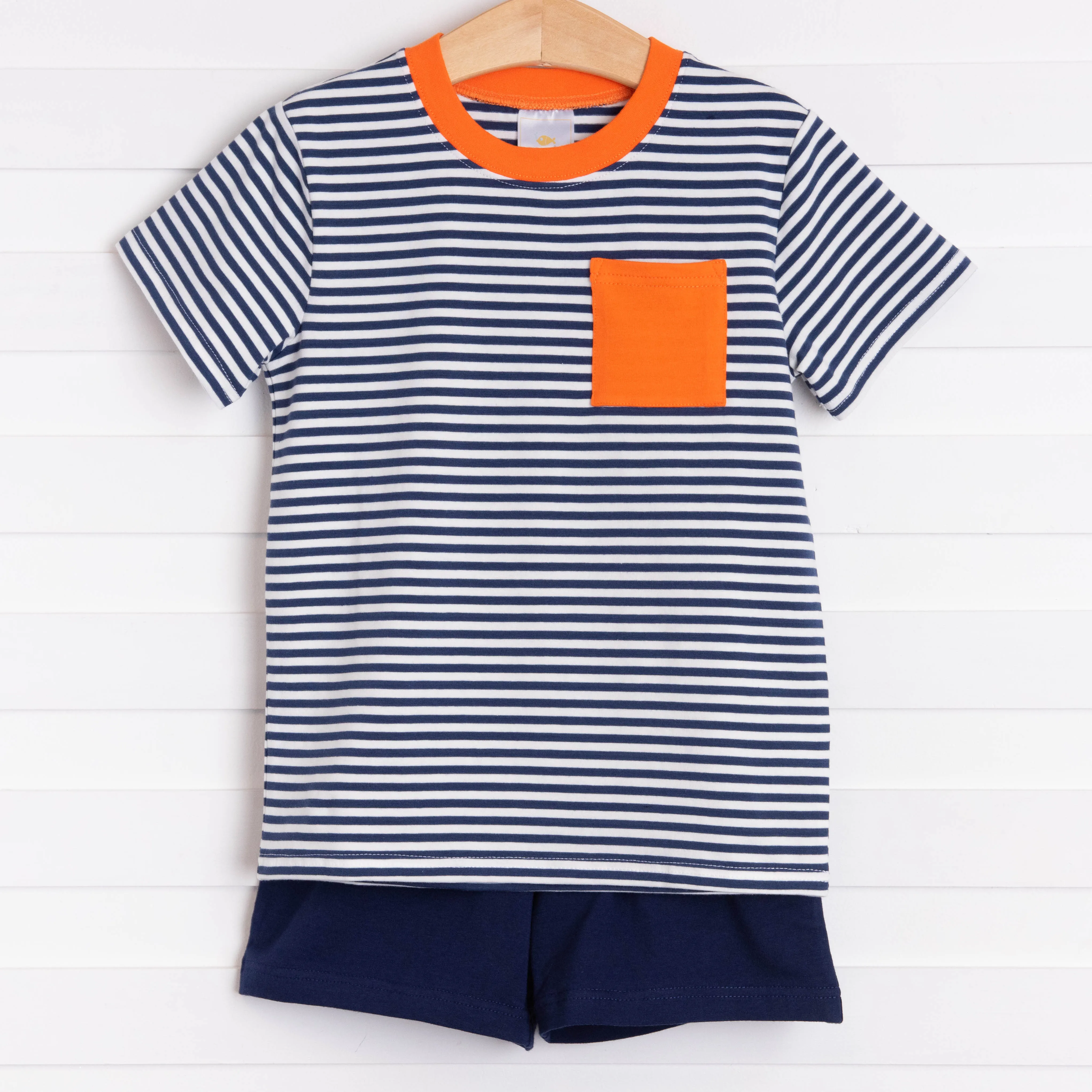 Auburn Short Set, Navy