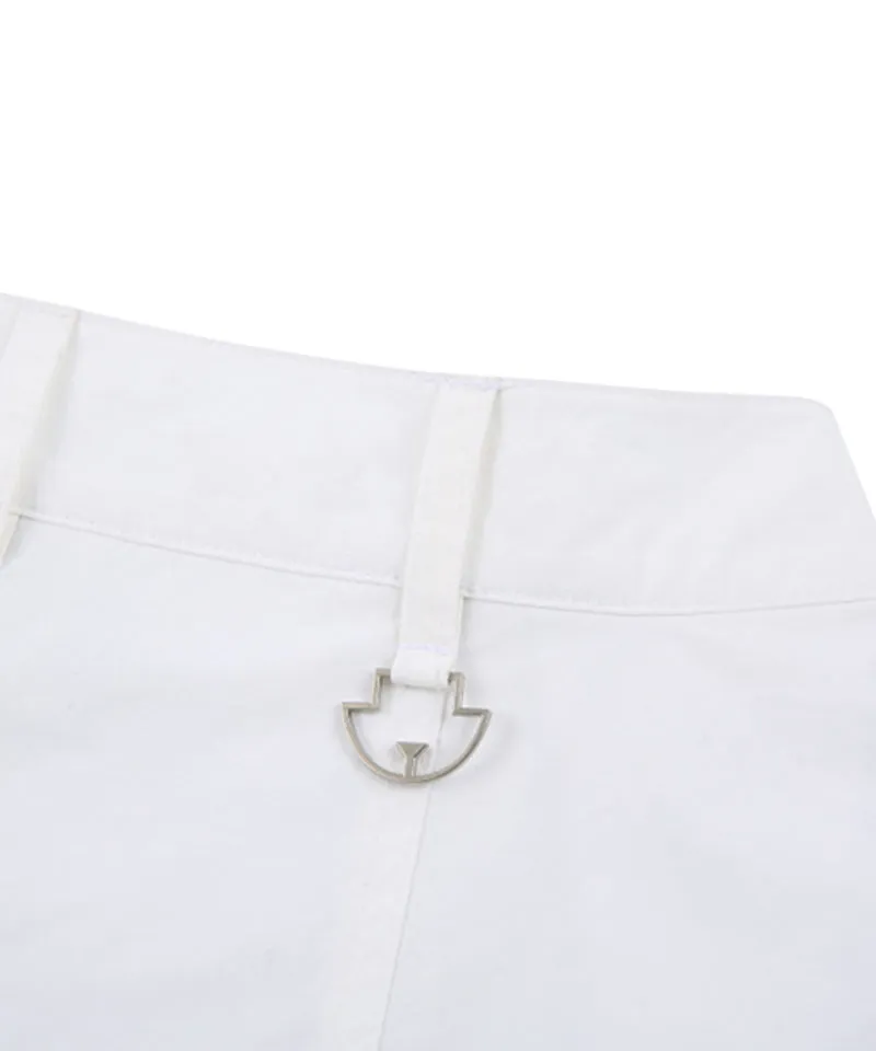 AVEN A-Line Midi Skirt - White