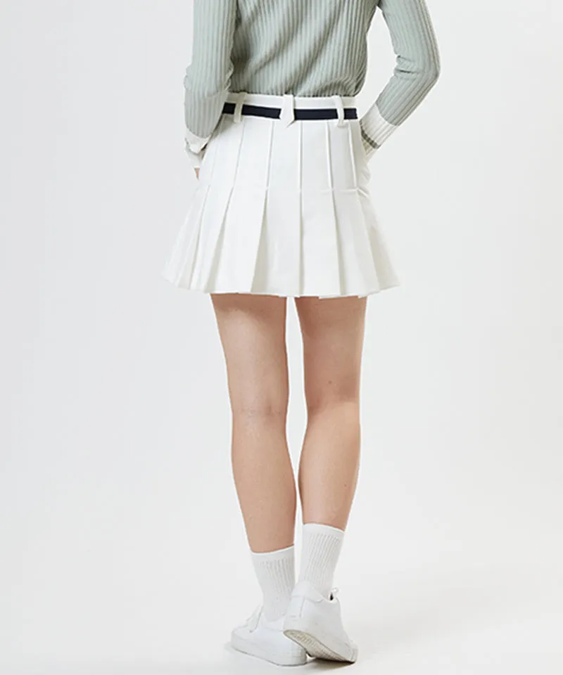 AVEN Front Pocket A-line Skirt - Ivory