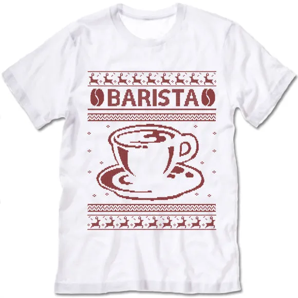 Barista Christmas T Shirt