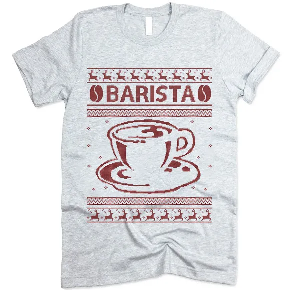 Barista Christmas T Shirt