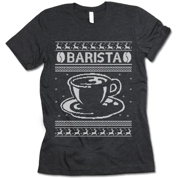 Barista Christmas T Shirt