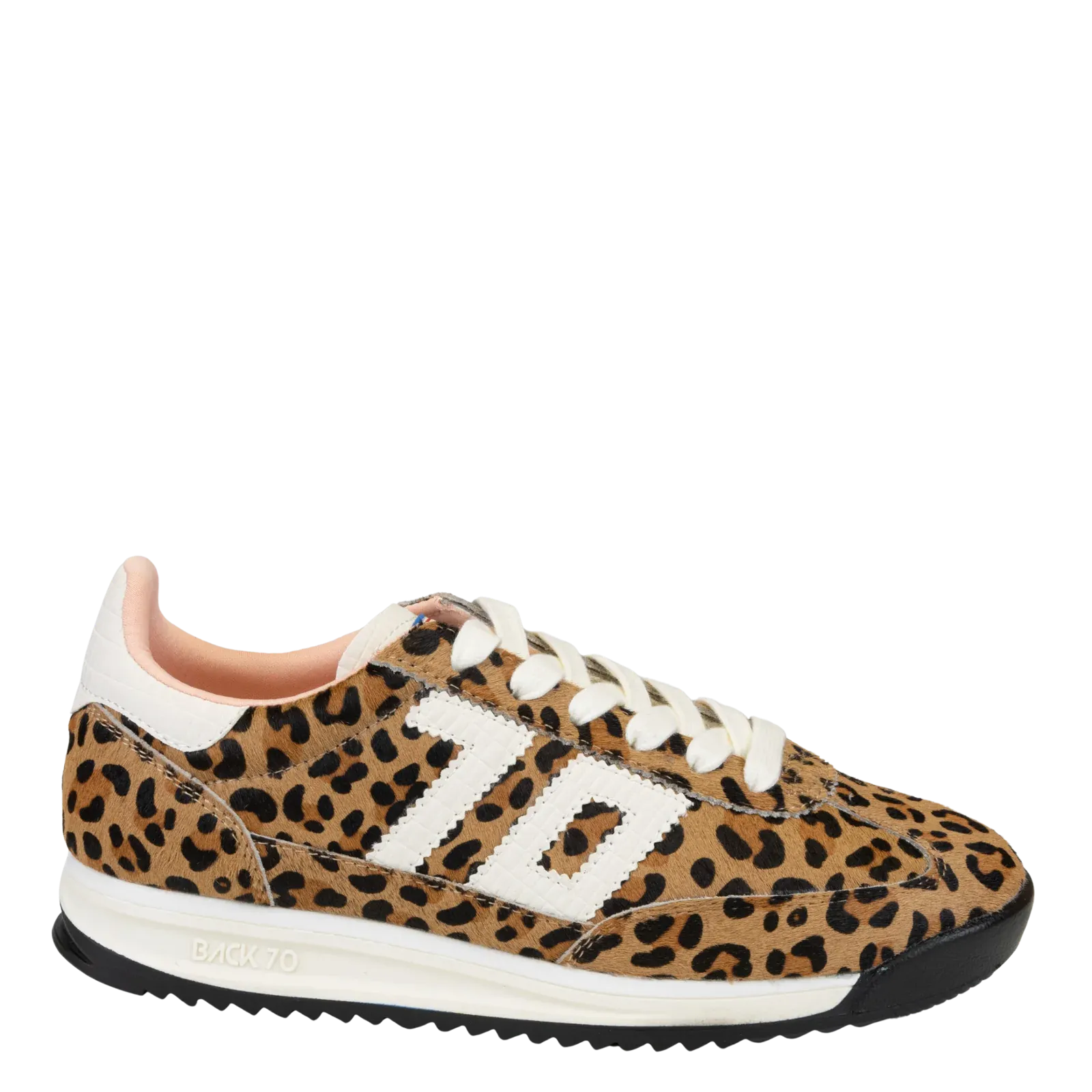 Barkley Jogger in Leopard Camel White