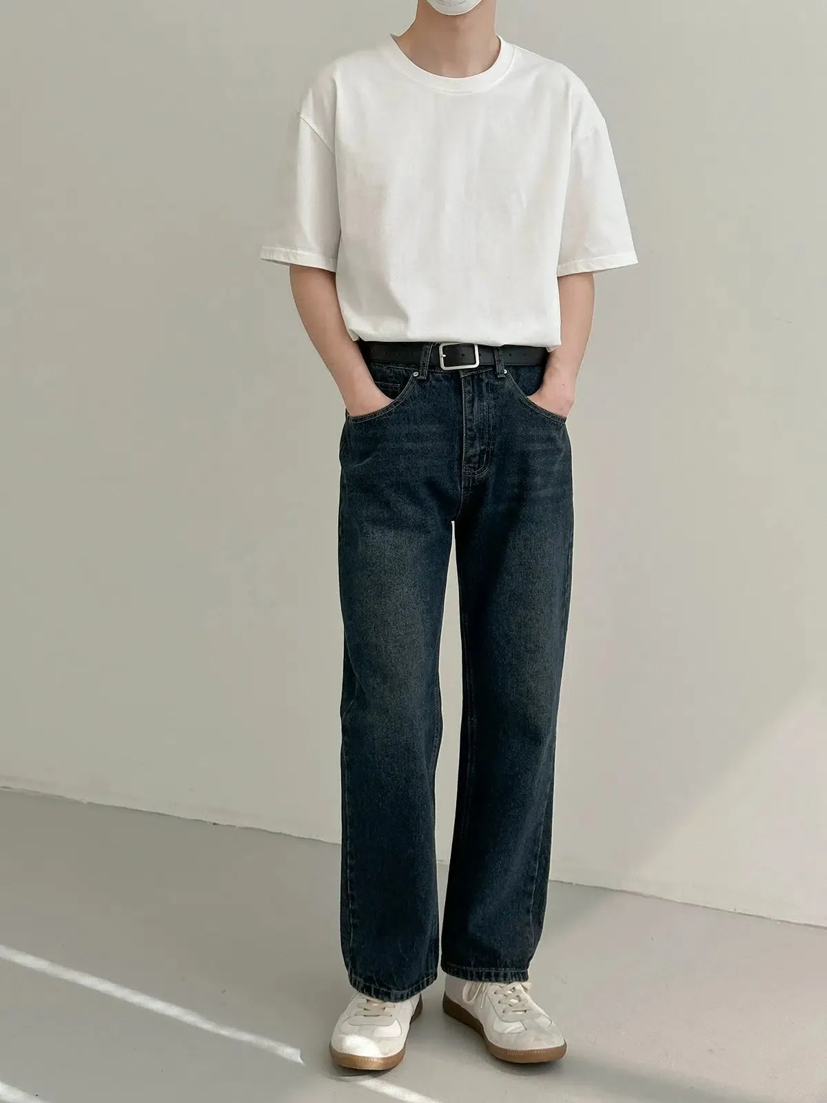 Basic Short-sleeved Round Neck T-shirt