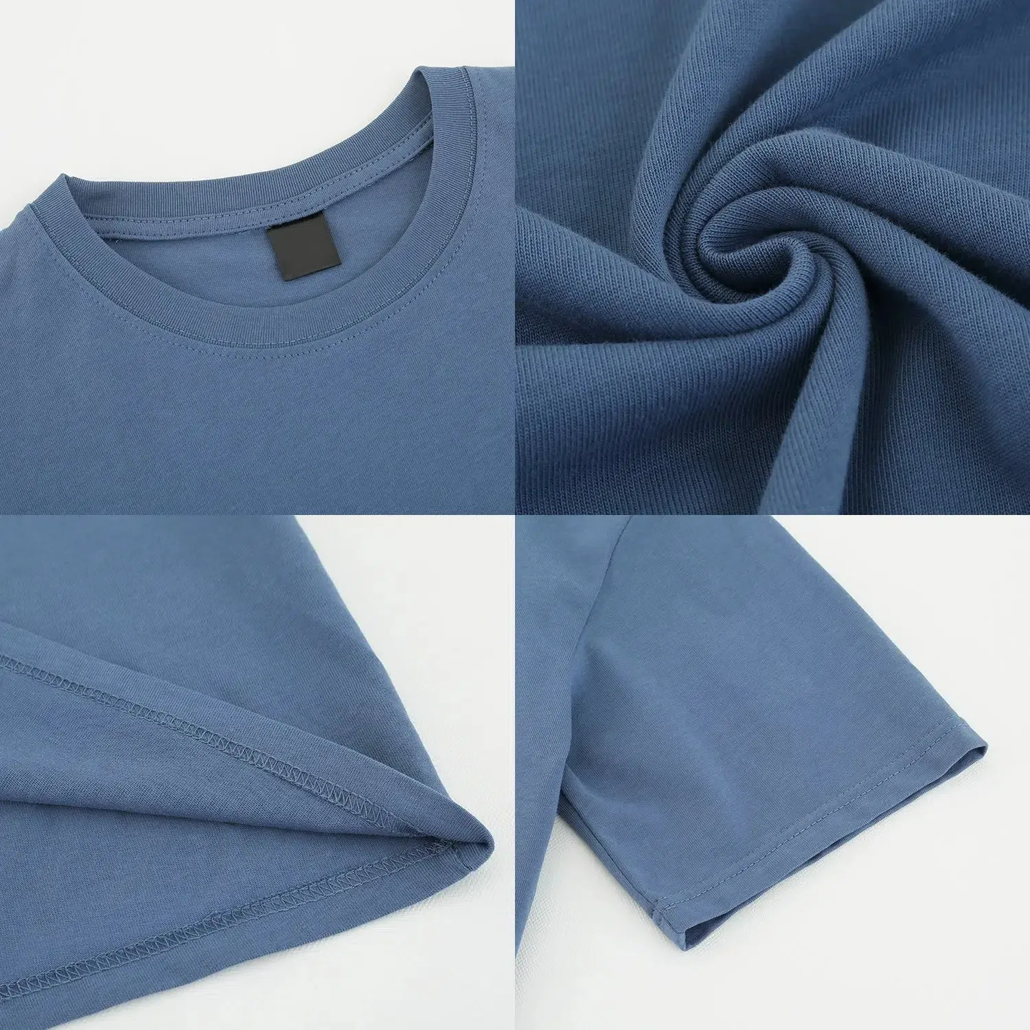 Basic Short-sleeved Round Neck T-shirt
