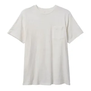 BASIC SLUB S/S PKT TEE OFF WHITE