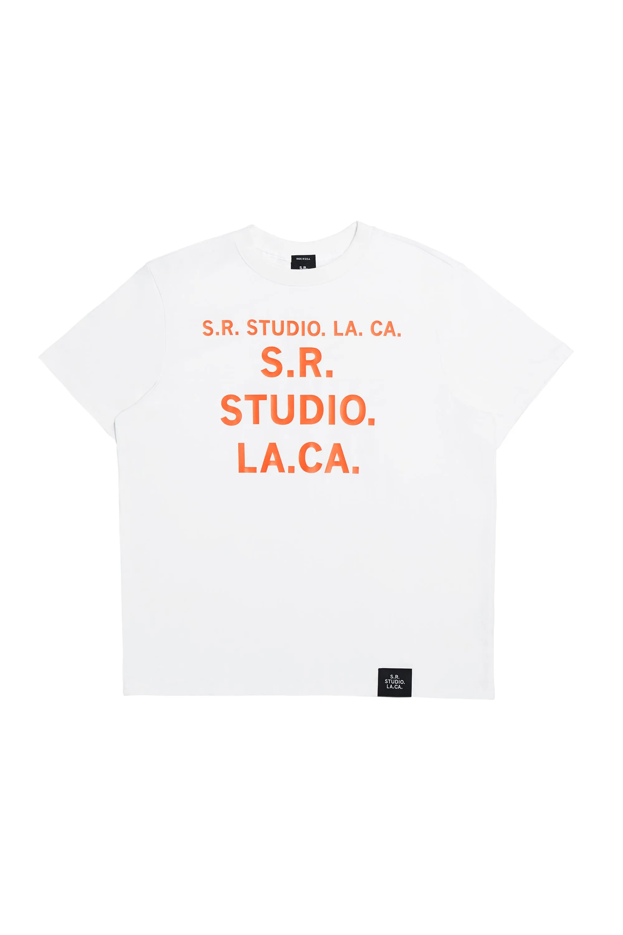 BASIC T-SHIRT WITH S.R.S LOGO FRONT & BACK