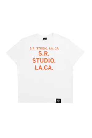 BASIC T-SHIRT WITH S.R.S LOGO FRONT & BACK
