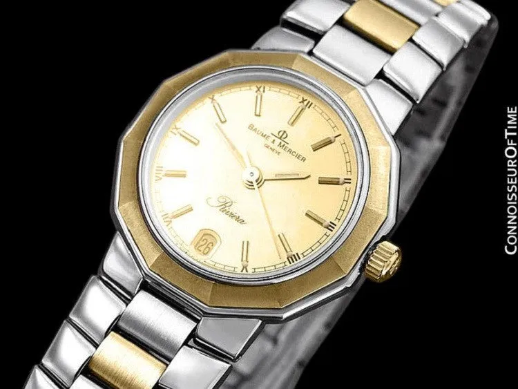 Baume & Mercier Ladies Riviera Two-Tone Watch - Stainless Steel & 18K Solid Gold