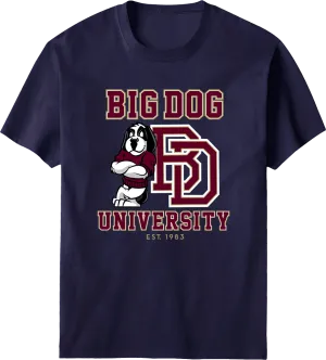 Bd University Burgundy Gold T-shirt