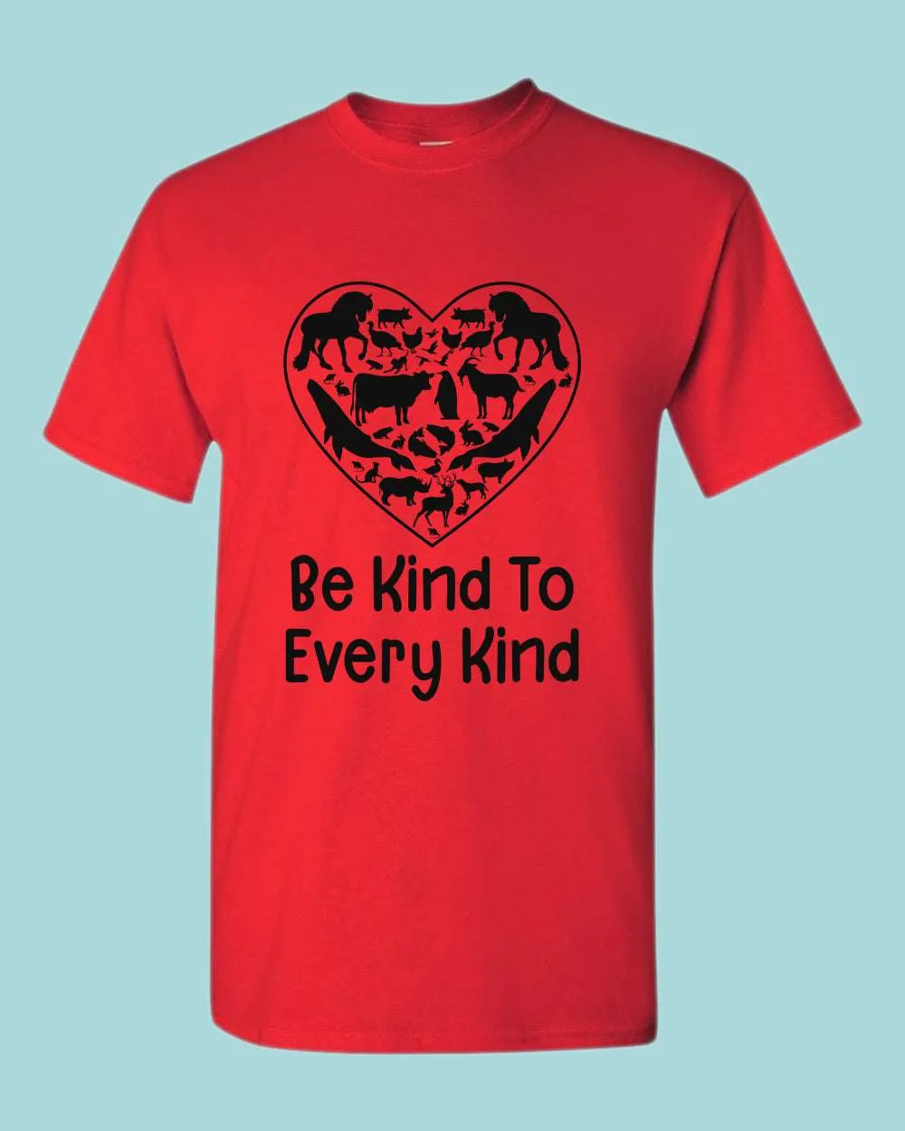 Be kind to Every kind shirt, vegan t-shirt