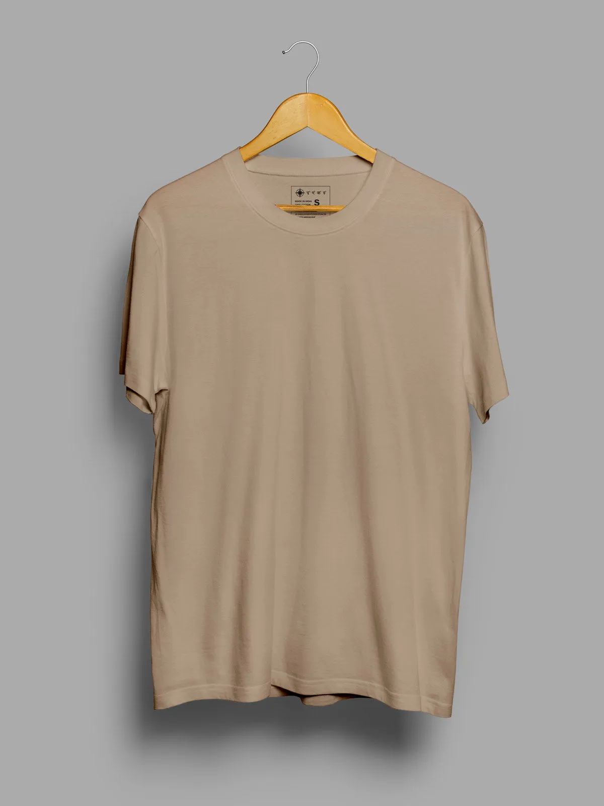 Beige & Black T shirts Combo
