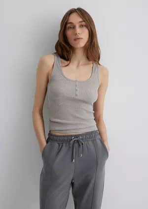 Beige Basic T-Shirt