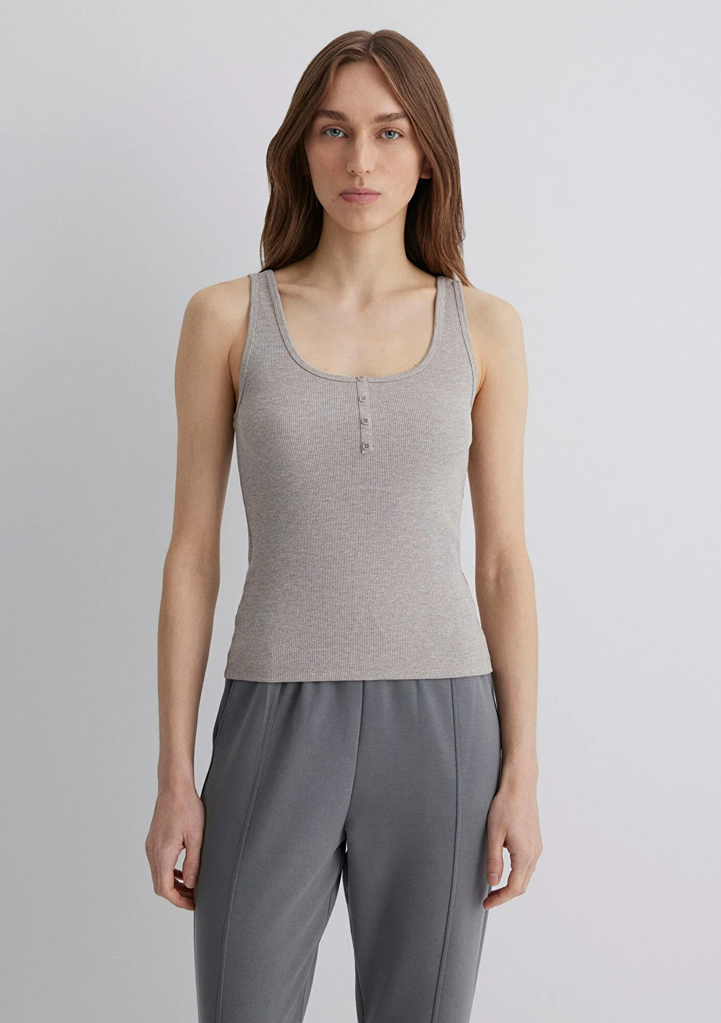 Beige Basic T-Shirt