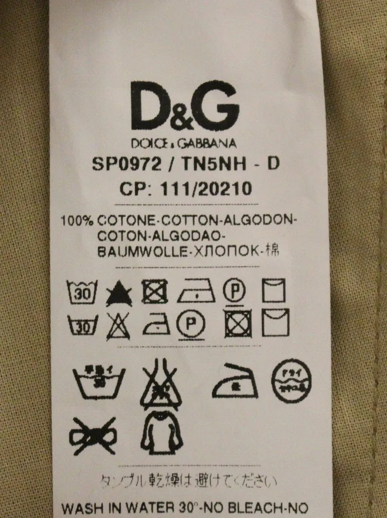 Beige Solid Cotton Shorts Pants