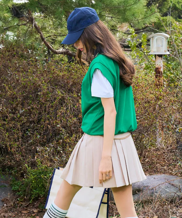 BENECIA 12 Jenny A Line Skirt - Beige