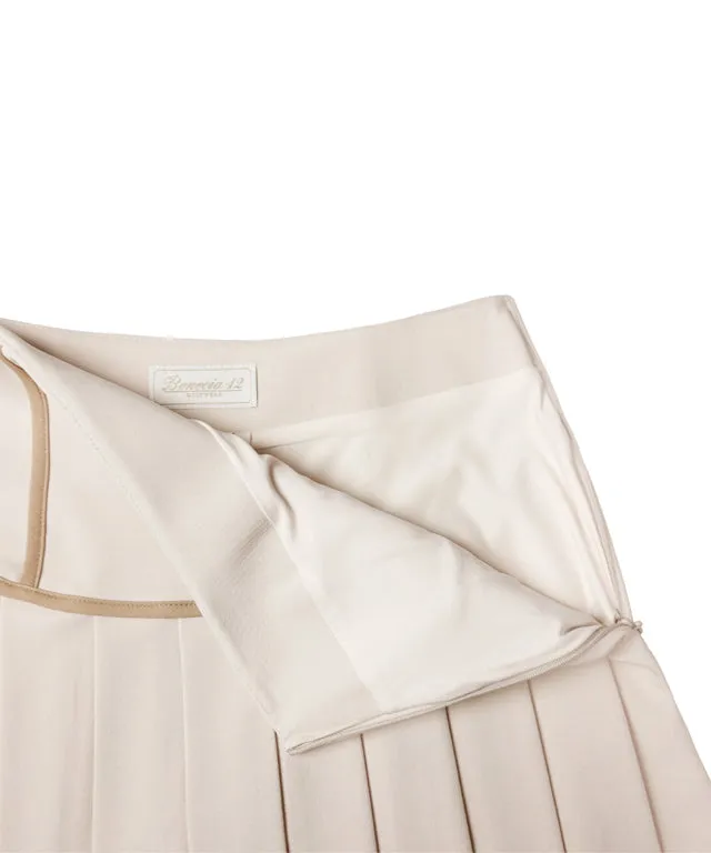 BENECIA 12 Jenny A Line Skirt - Beige