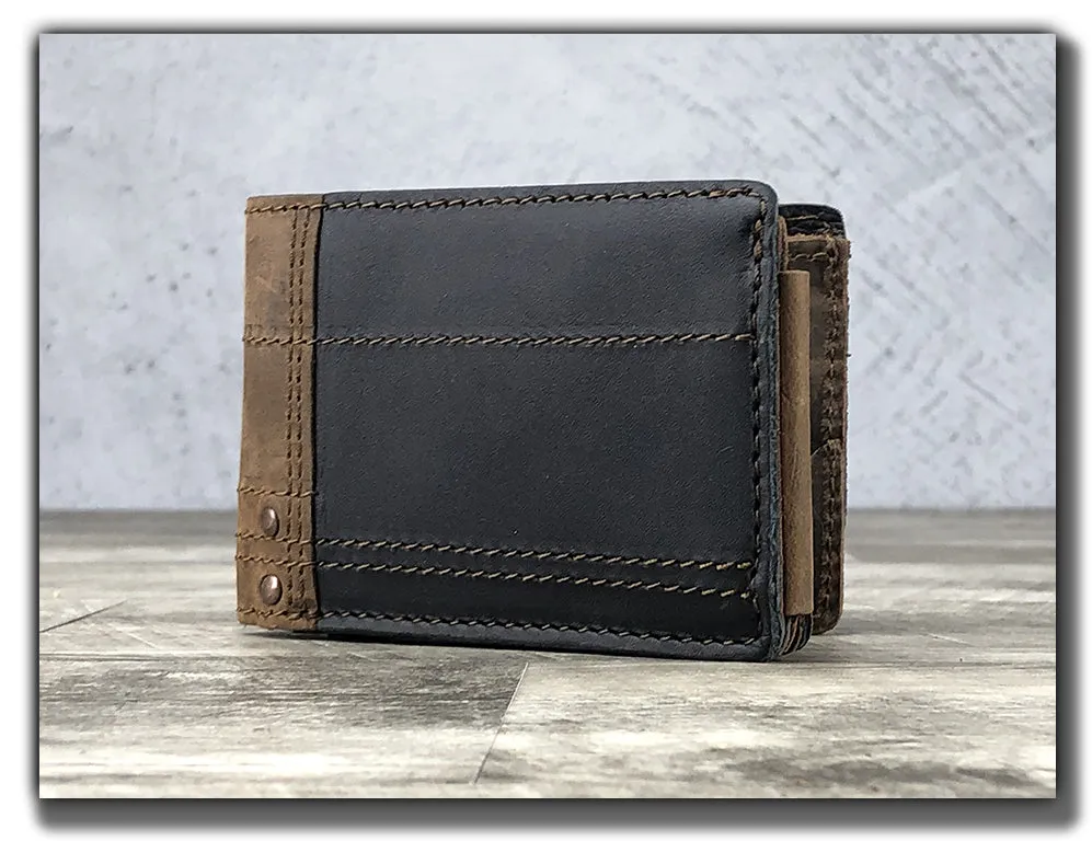 Bi-Fold Pick Wallet - Whiskey Brown