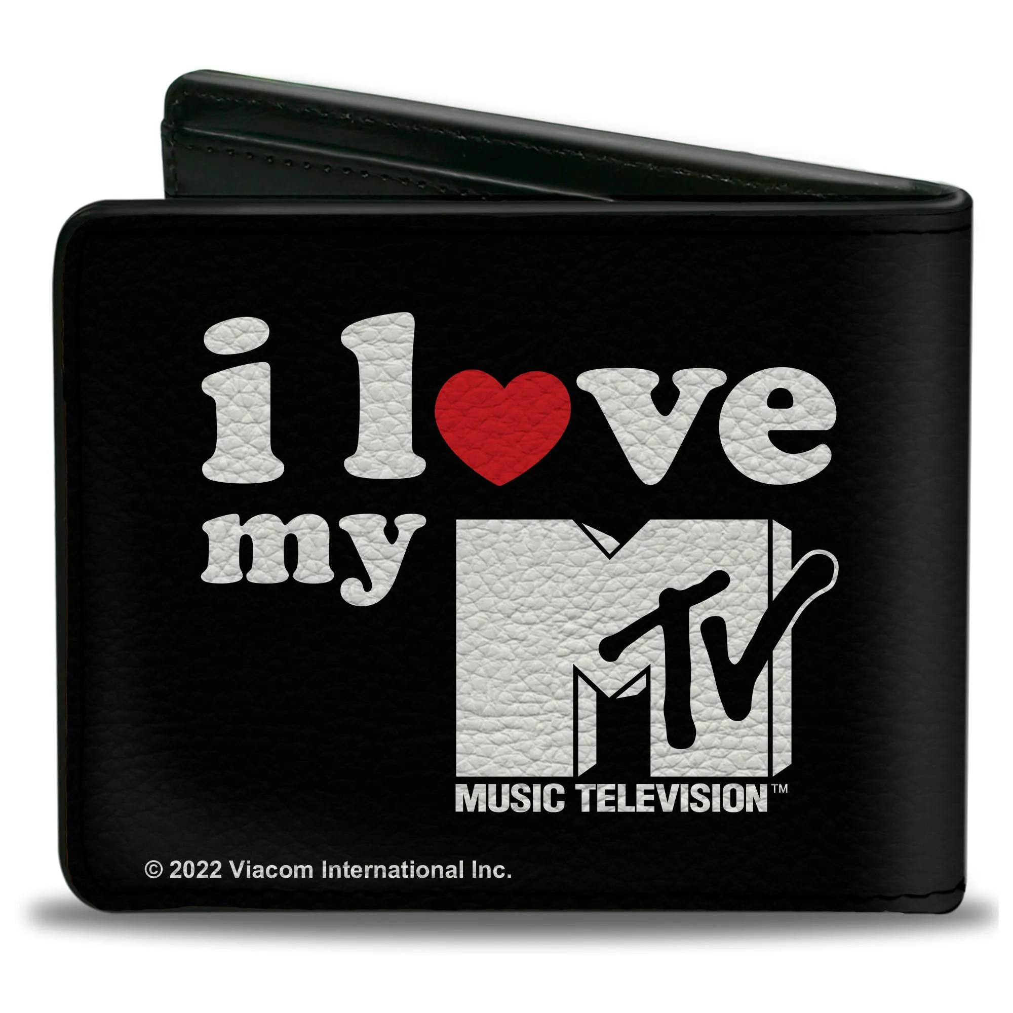 Bi-Fold Wallet - MTV I LOVE MY MTV Black/White/Red