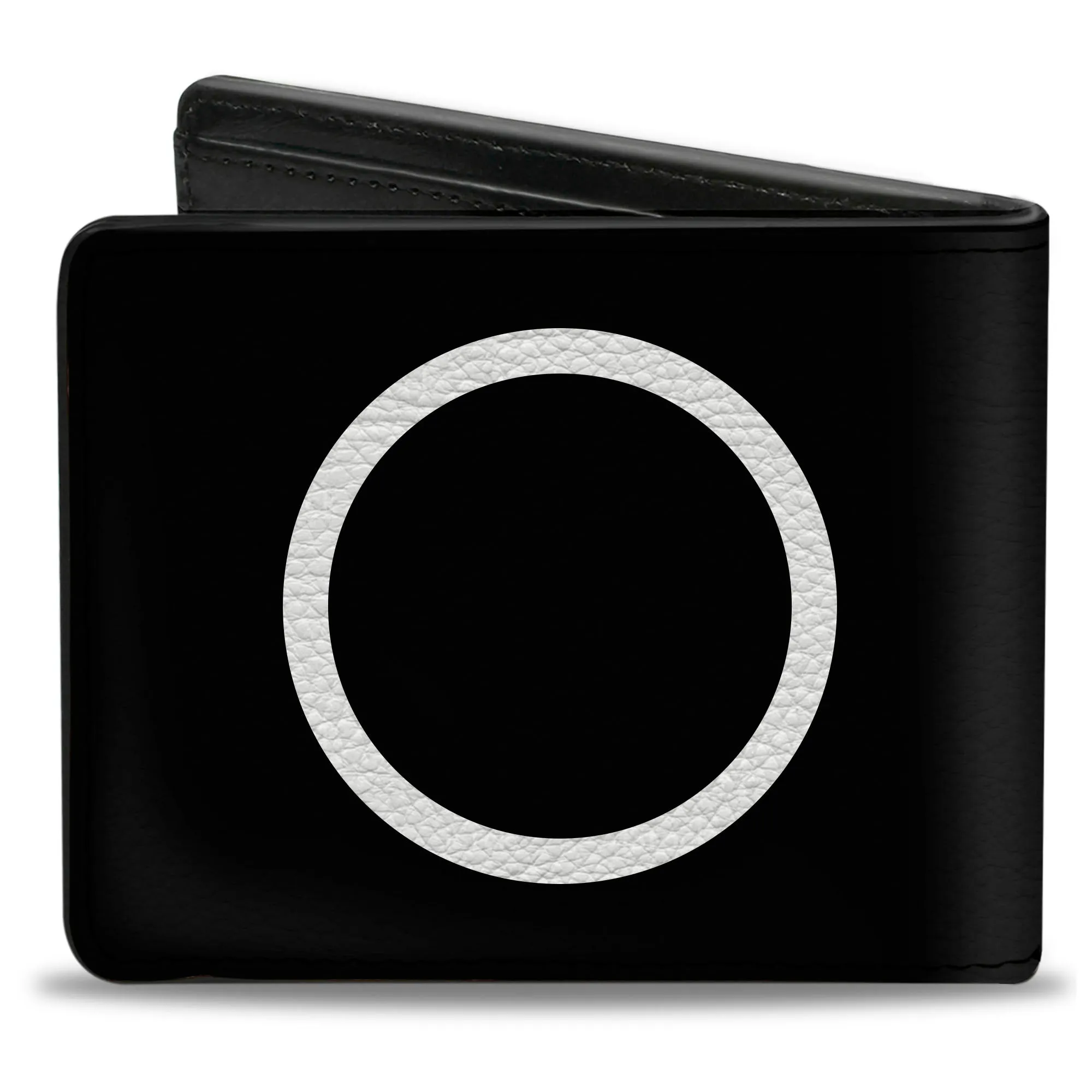 Bi-Fold Wallet - Shape Circle Black White